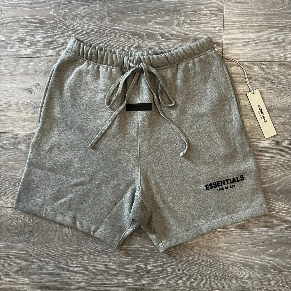 Essentials Dark Oat Meal Shorts